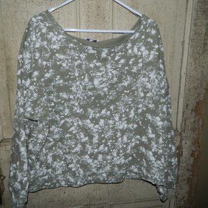 Fate Splatter Paint Oversized Sweatshirt Size Large (P-27)